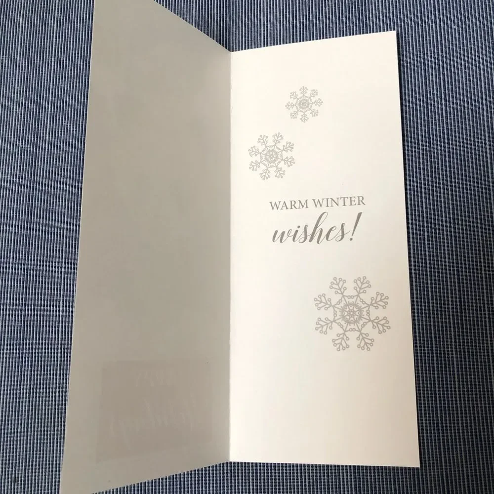 Five (5) World Wildlife Fund Christmas Cards